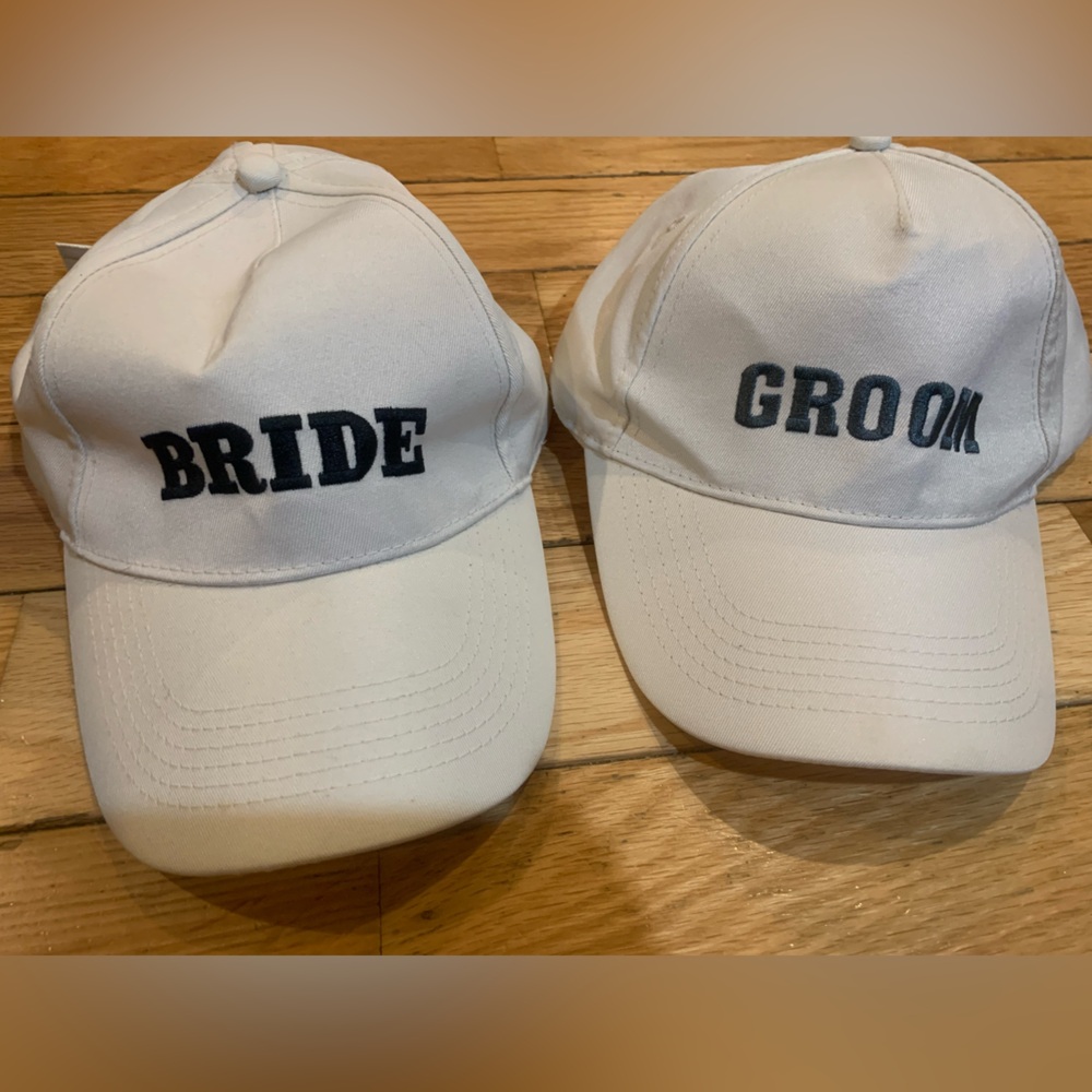 Bride and Groom Matching Hats